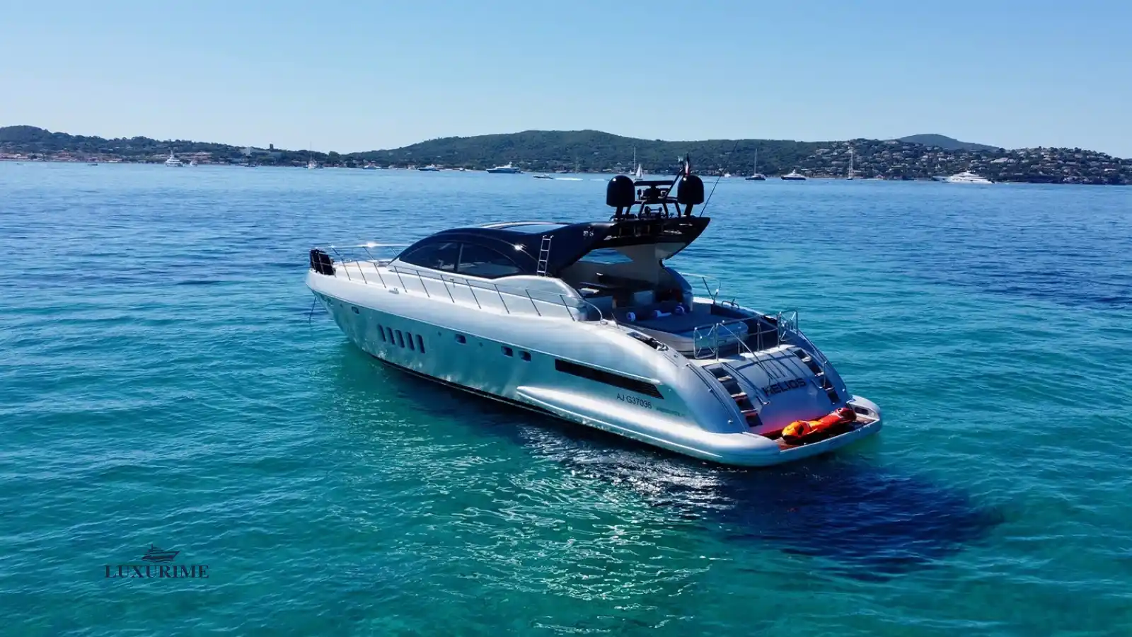 HELIOS Mangusta 72 yacht charter on the French Riviera with crew